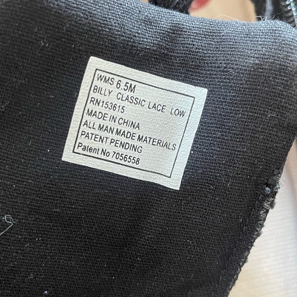 Billy classic lace low sneaker zip off black - Picture 7 of 10